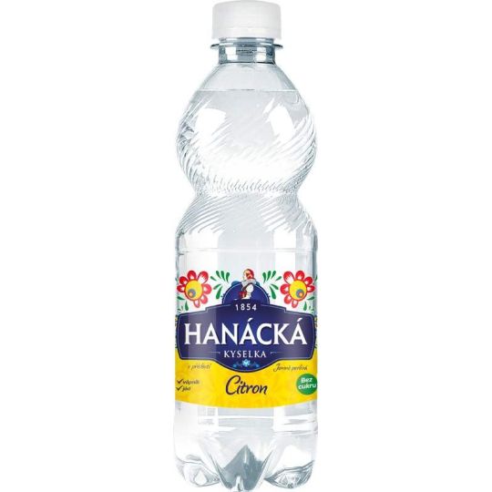 Hanácká kyselka citron 0,5l - PET