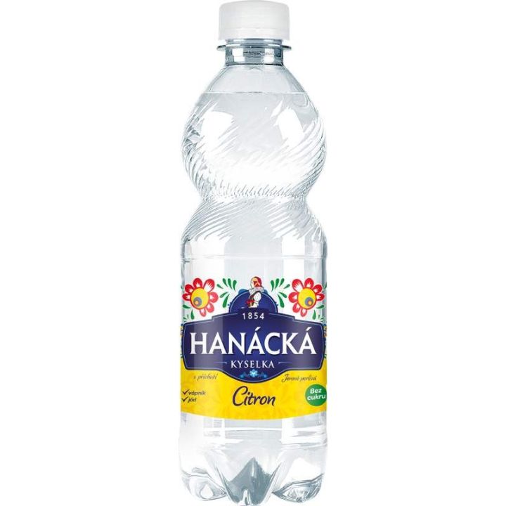 Hanácká kyselka citron 0,5l - PET