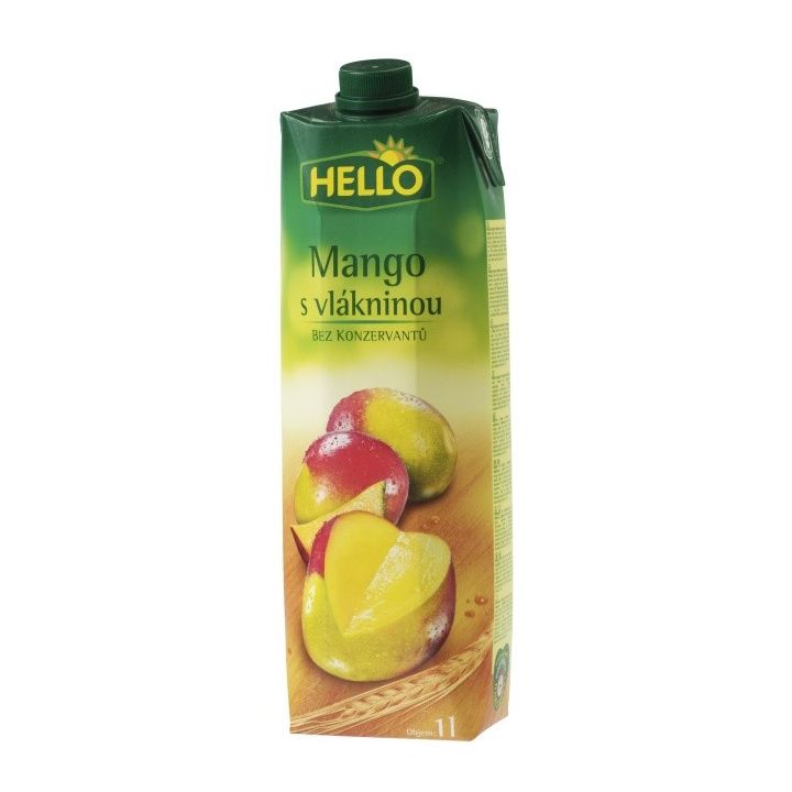 Hello mango s vlákninou 1l