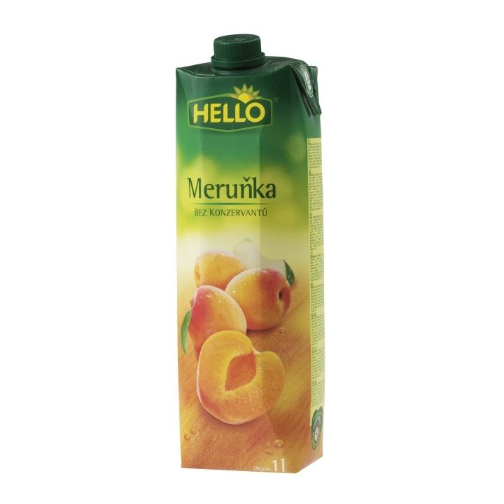 Hello meruňka 1l