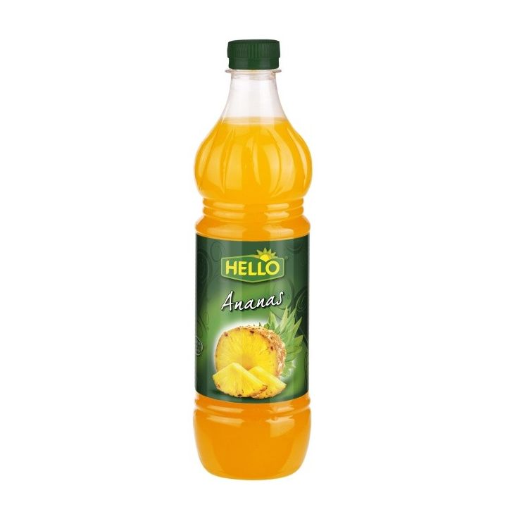 Ovocný koncentrát Hello ananas 0,7l - PET