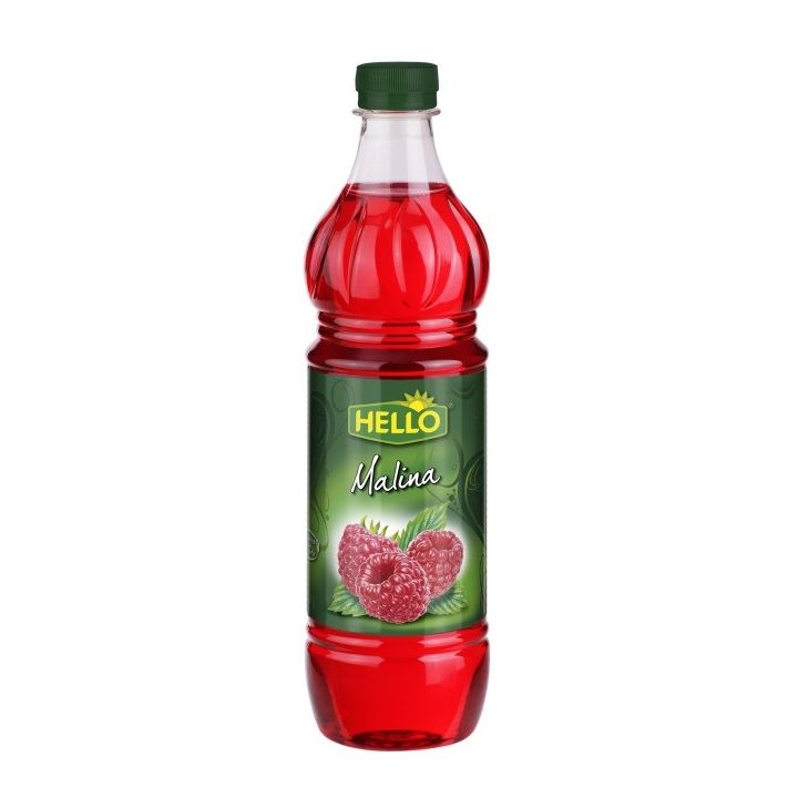 Ovocný koncentrát Hello malina 0,7l - PET