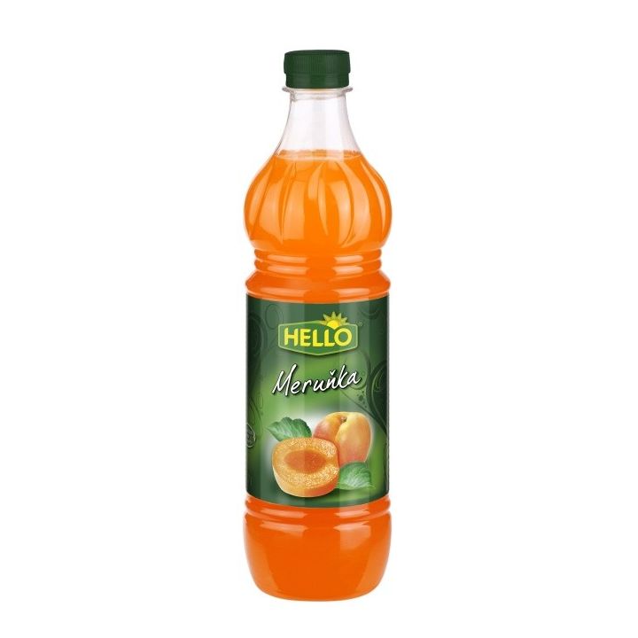 Ovocný koncentrát Hello meruňka 0,7l - PET