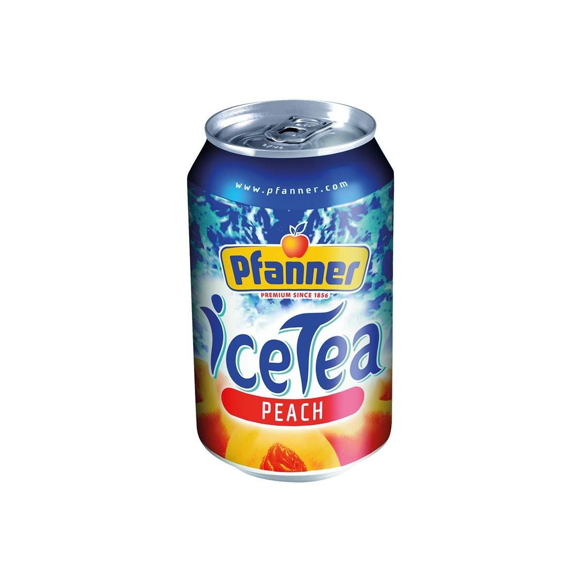 Pfanner ledový čaj broskev 0,33l - plech