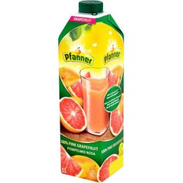 Pfanner Růžový grapefruit 100% 1l