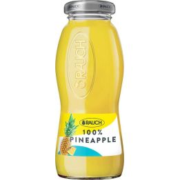 Rauch 0,2l ananas 100% - sklo