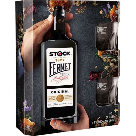 Fernet Stock Original 0,5l - kazeta 2x sklo