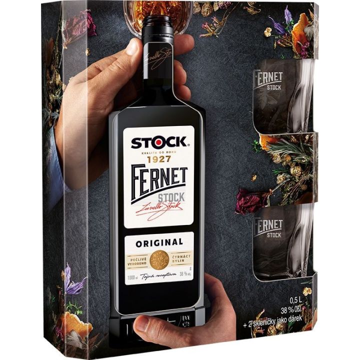 Fernet Stock Original 0,5l - kazeta 2x sklo