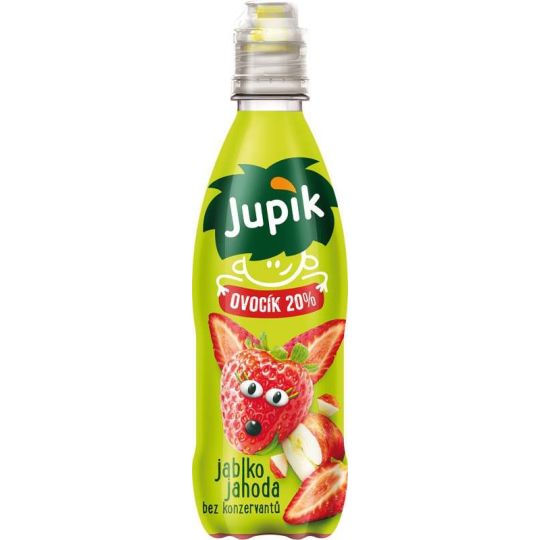 Jupík jablko, jahoda 0,33l - PET