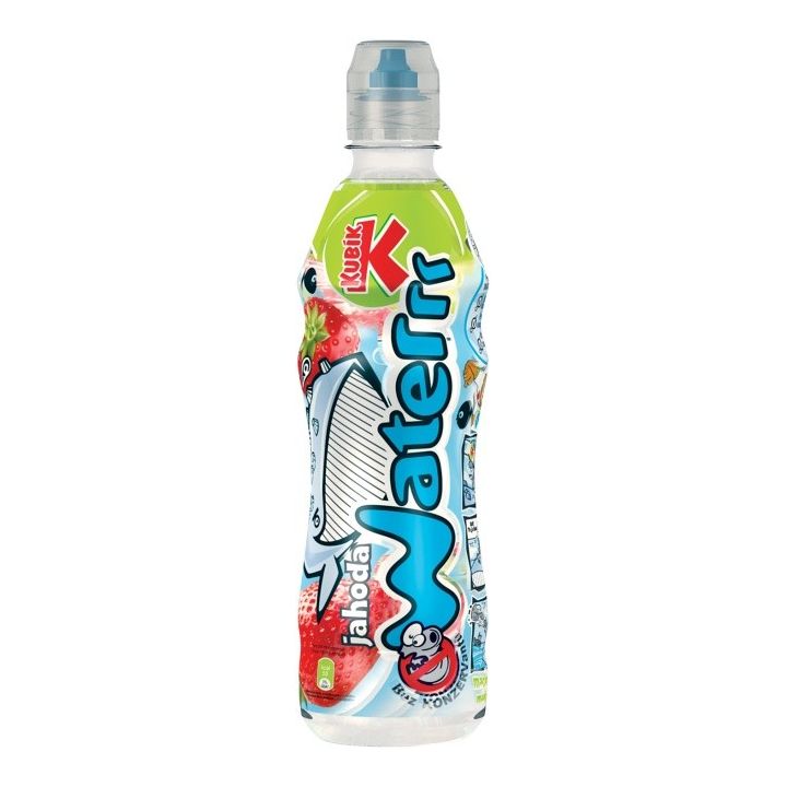 Kubík Waterrr Jahoda 0,5l PET