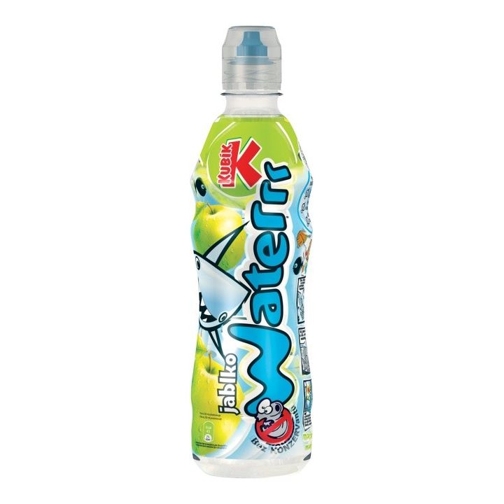 Kubík Waterrr Zelené Jablko 0,5l PET