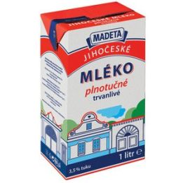 Jihočeské mléko trvanlivé plnotučné 3,5% 1l