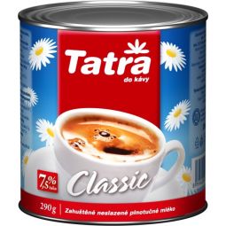 Tatra Classic zahuštěné mléko neslazené 7,5% 290g - plech