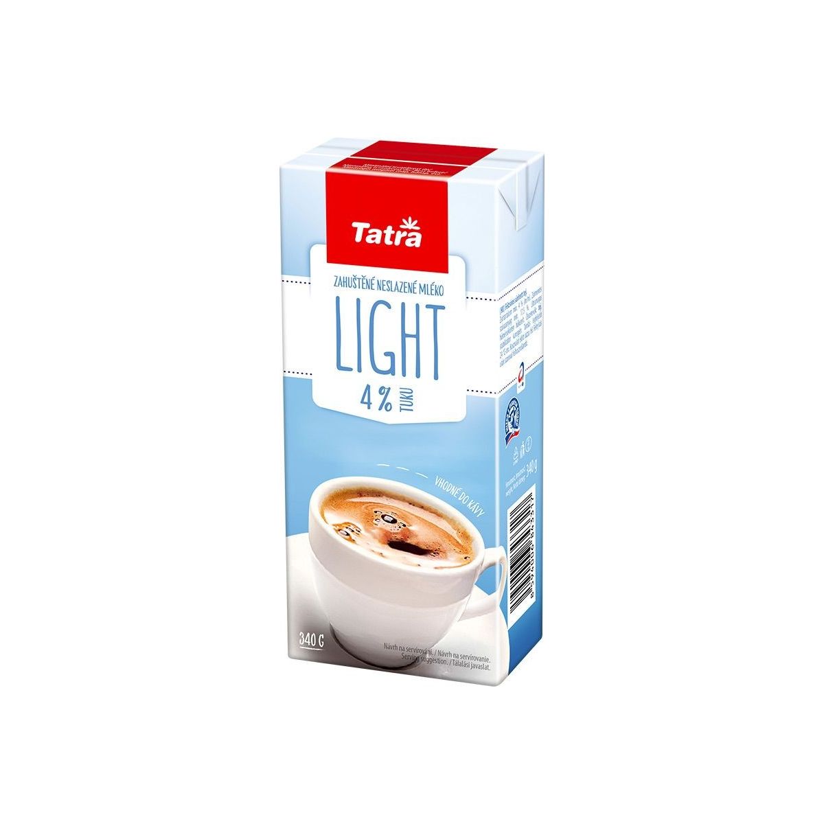 Tatra Light zahuštěné mléko neslazené 4% 340g