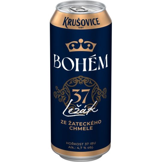 Krušovice Bohém 0,5l - plech