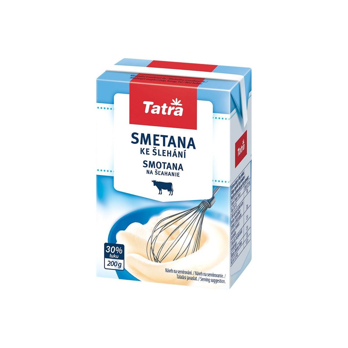 Smetana na šlehání 30% Tatra 200ml