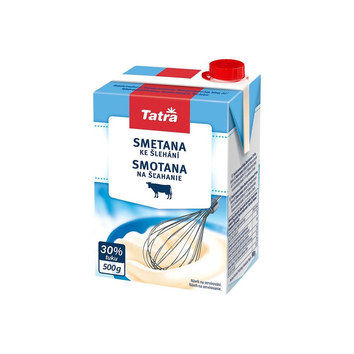 Smetana na šlehání 30% Tatra 500ml