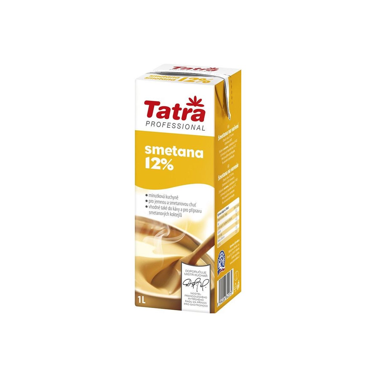Smetana na vaření 12% Tatra 1l