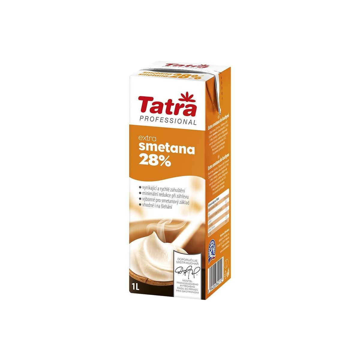 Smetana na vaření 28% Tatra 1l