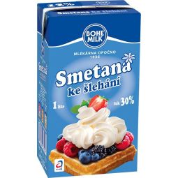 Bohemilk smetana na šlehání 30% 1l