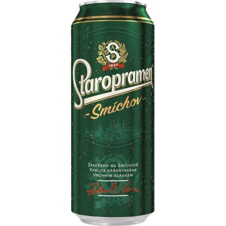 Staropramen světlý 0,5l - plech