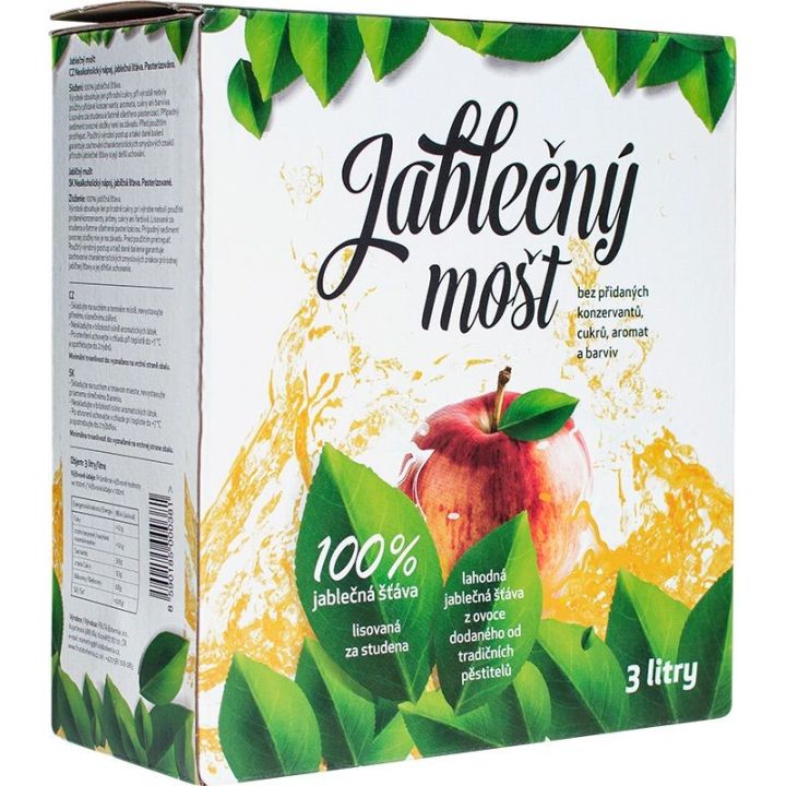 Mošt jablečný 100% 3l