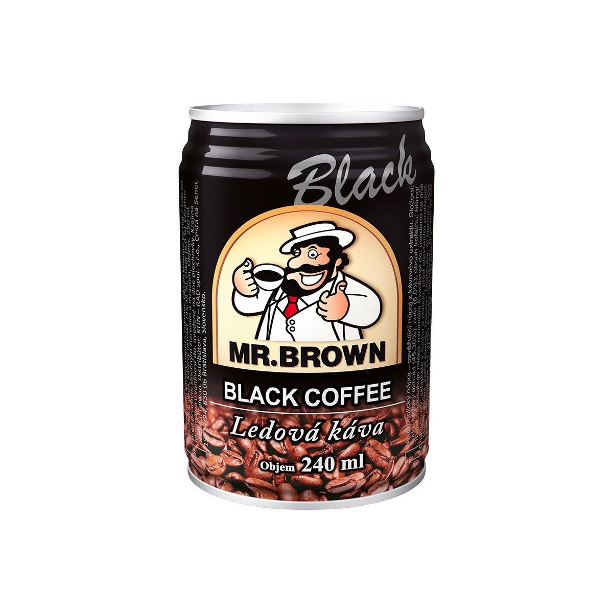 Mr. Brown black 0,24l plech