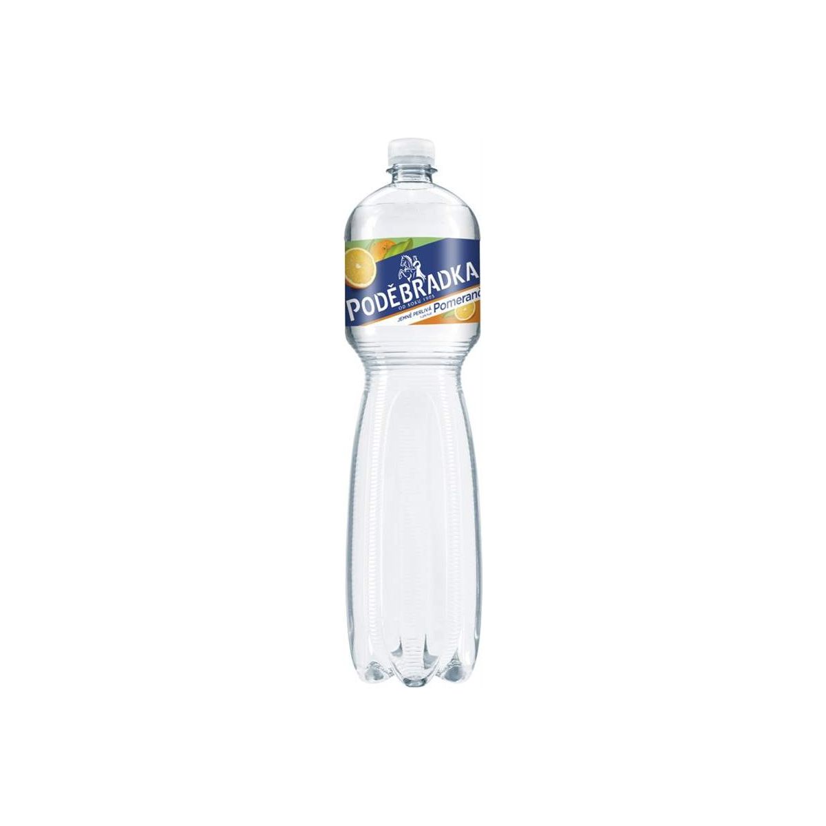 Poděbradka Pomeranč jemně perlivá 1,5l - PET