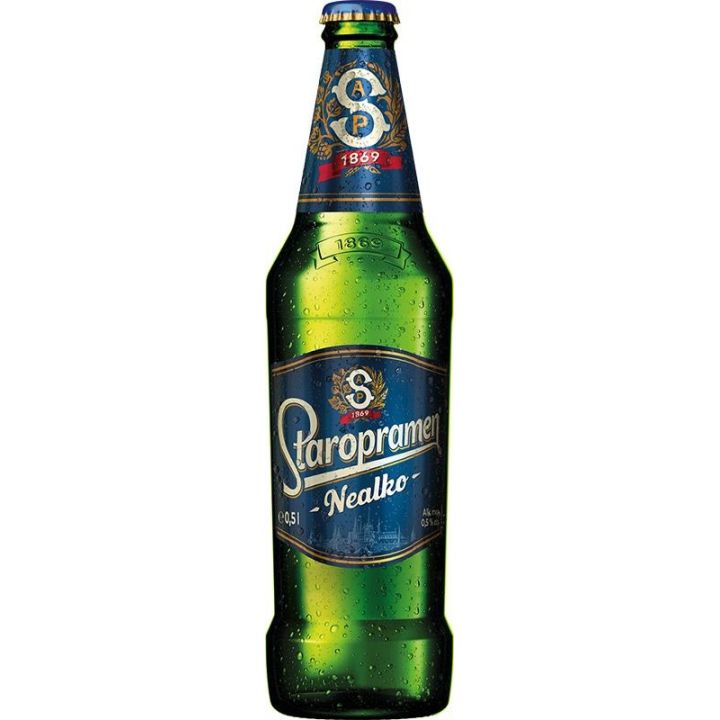 Staropramen nealko 0,5l - sklo