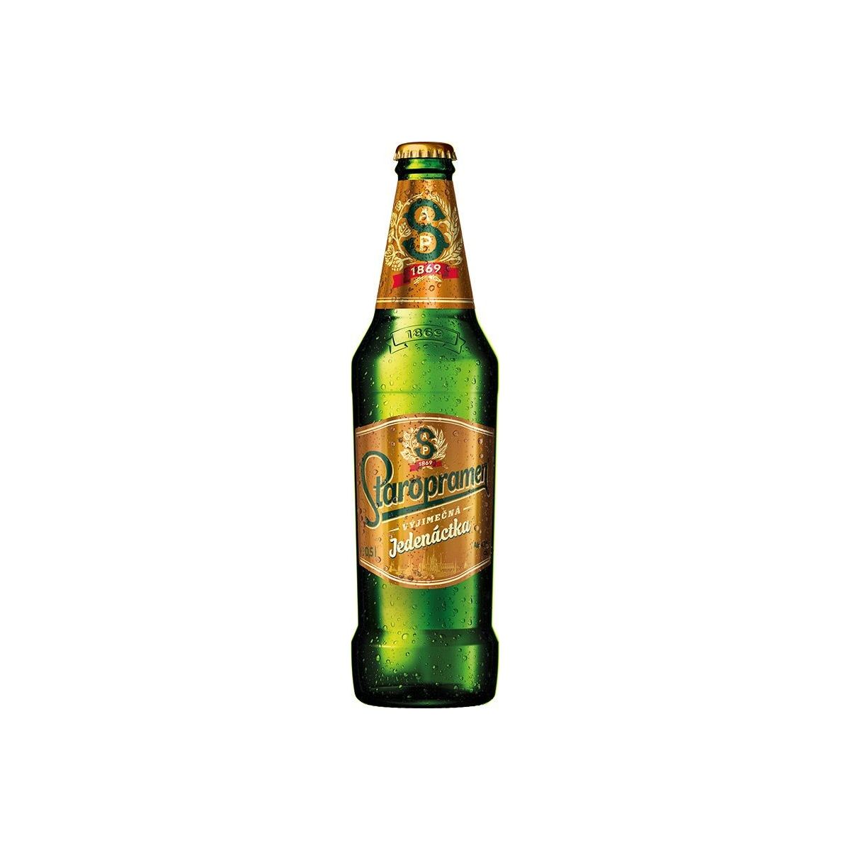 Staropramen jedenáct 0,5l - sklo
