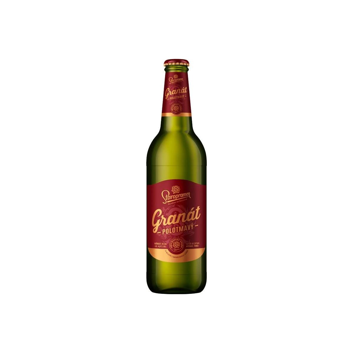 Staropramen granát 0,5l - sklo