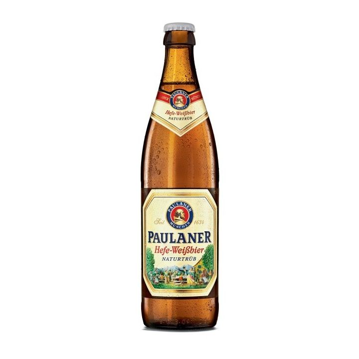 Paulaner Hefe-Weissbier Naturtrüb 0,5l - sklo