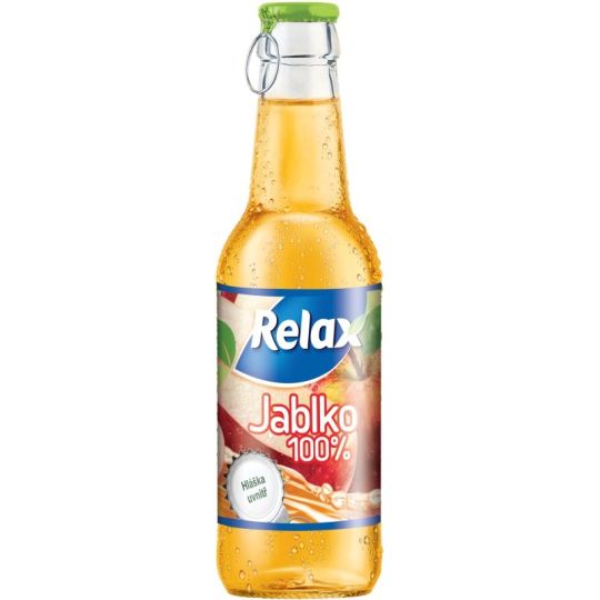 Relax Jablko 100% 0,25l sklo