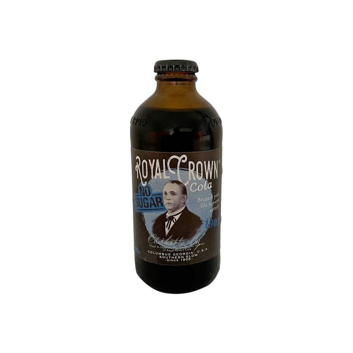 Royal Crown Cola NO SUGAR 0,25l sklo