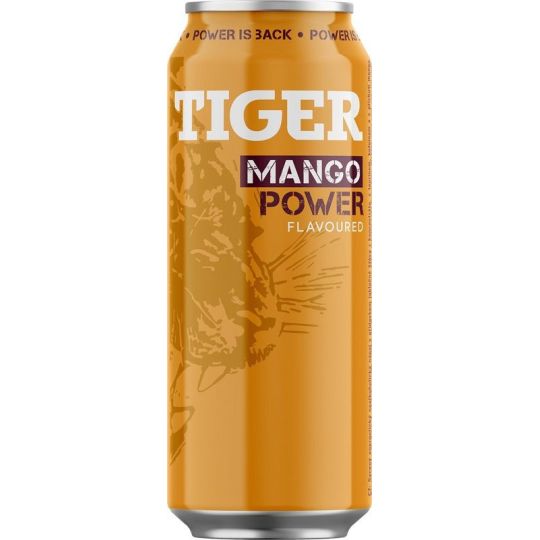 Tiger mango energy 0,5l plech