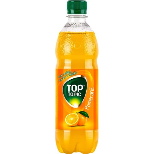 Top Topic pomeranč 0,5l - PET