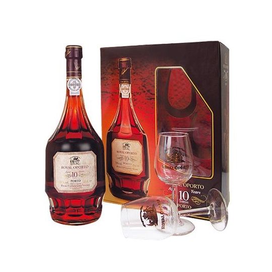 Royal Oporto 10 Years aged Tawny 0,75l + 2 skleničky