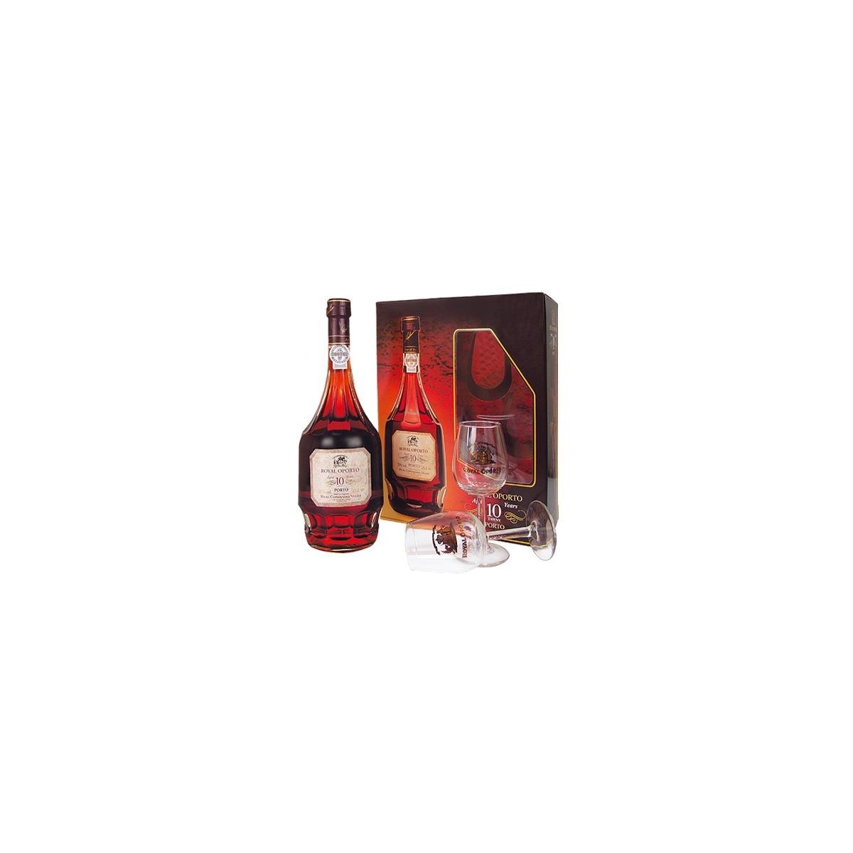 Royal Oporto 10 Years aged Tawny 0,75l + 2 skleničky