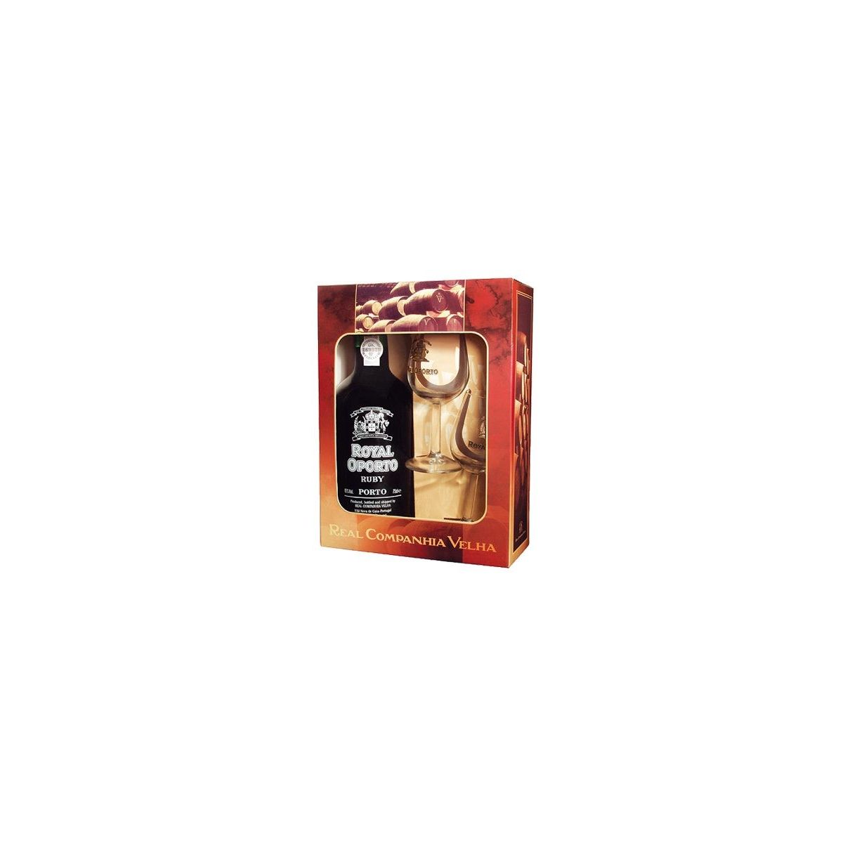 Royal Oporto Ruby 0,75l + 2 skleničky