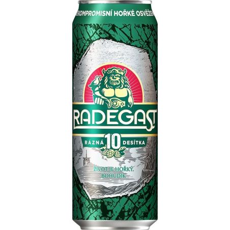Radegast Rázná 10 0,5l - plech