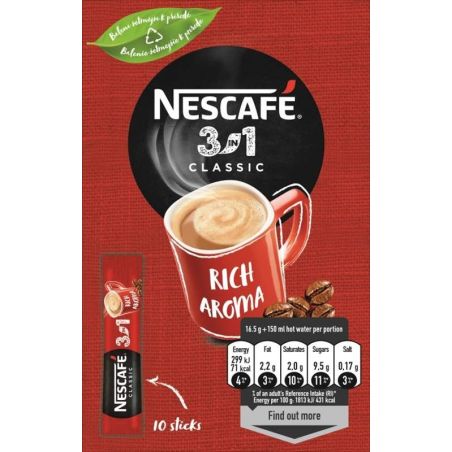 NESCAFÉ 3v1 Classic 10x16,5g