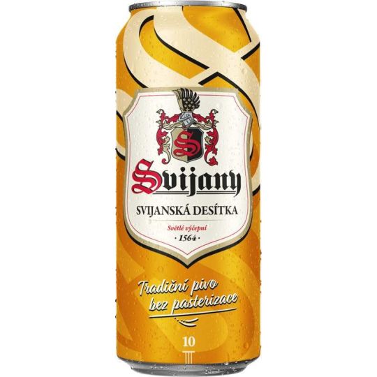 Svijanská desítka 10% 0,5l - plech