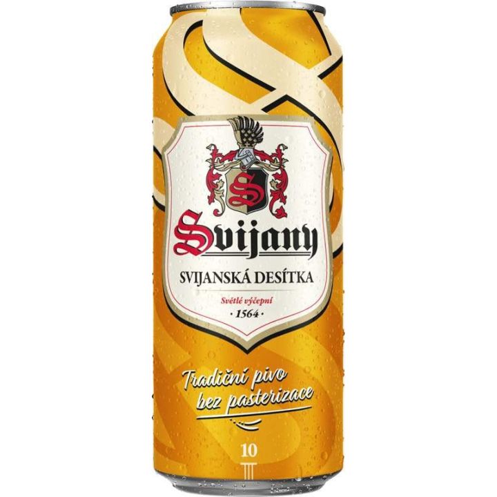 Svijanská desítka 10% 0,5l - plech