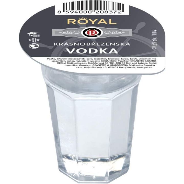 Vodka 0,04l - Royal panák
