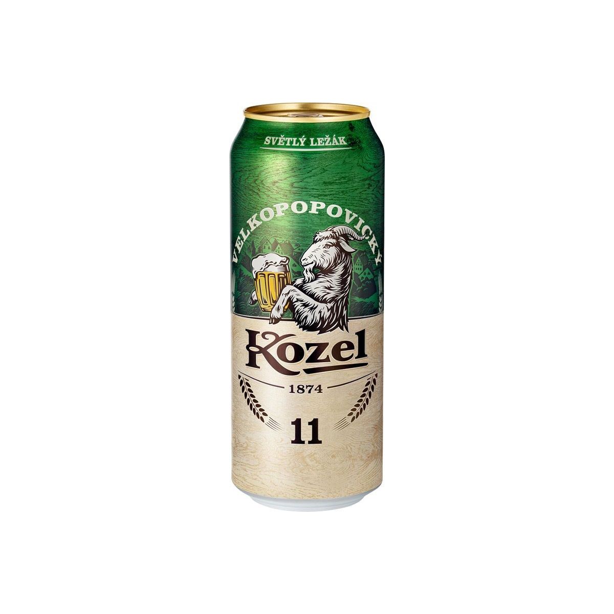 Velkopopovický Kozel 11 0,5l - plech