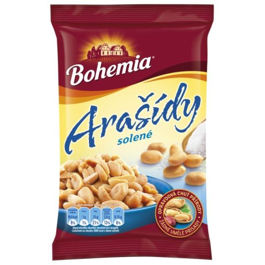 Arašídy Bohemia solené 100g