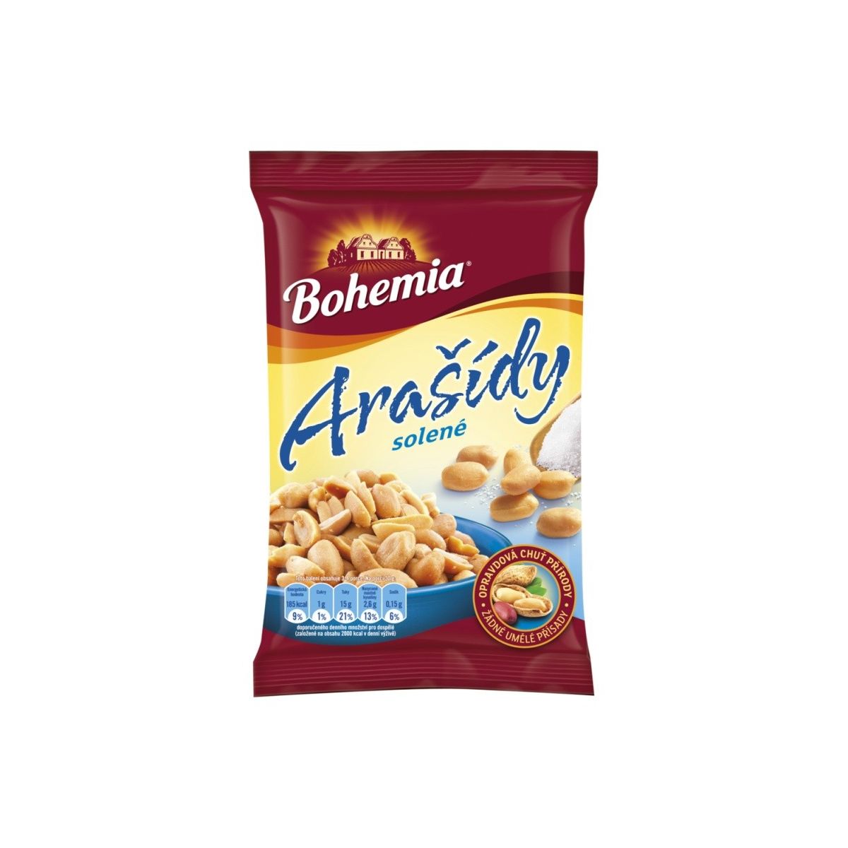 Arašídy Bohemia solené 100g