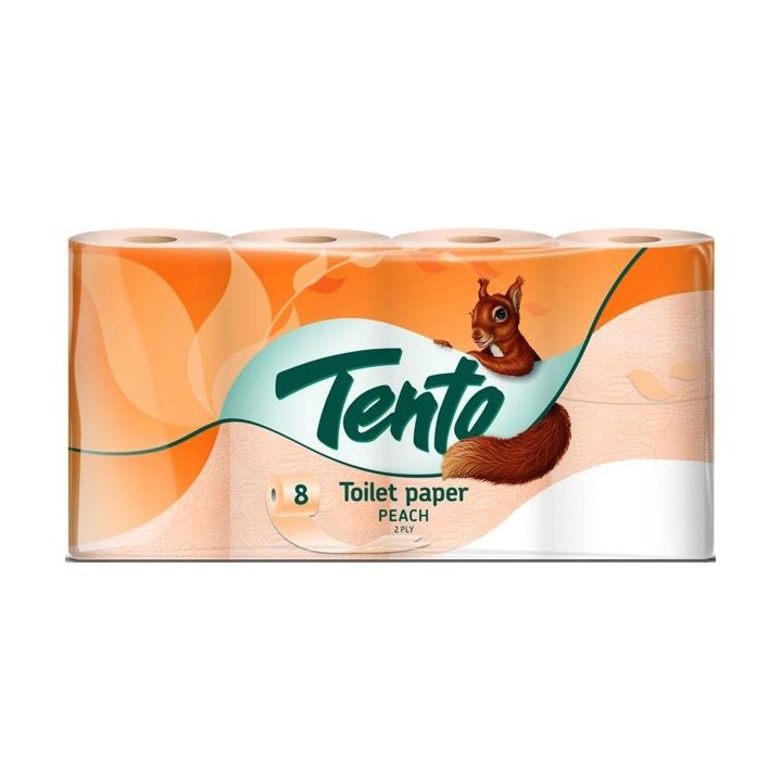 Toaletní papír Tento Peach 2vr. 8x19m