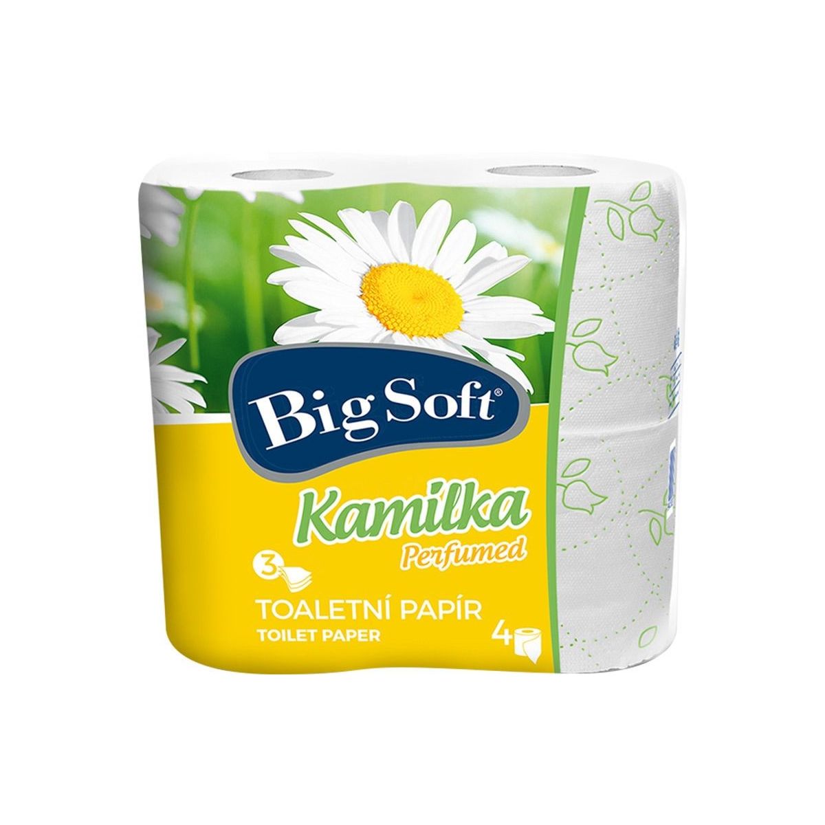 Toaletní papír Big Soft Kamilka 3vr. 4ks