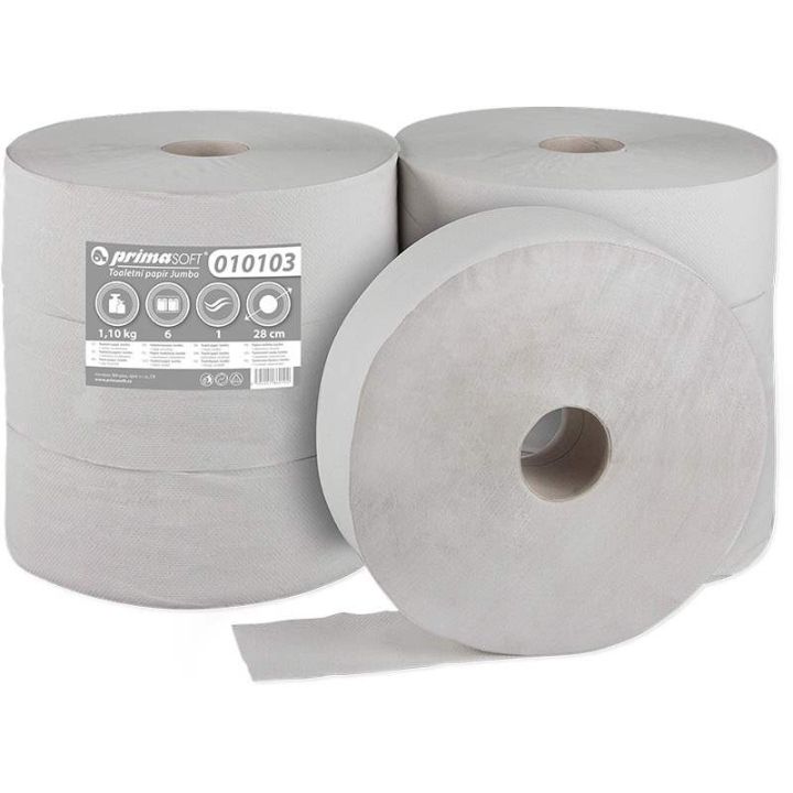 Toaletní papír Jumbo šedý 1vr. 6x280mm